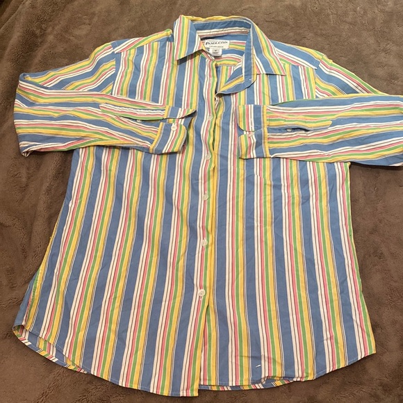 Pendleton | Tops | Vintage Colorful Striped Pendleton Buttondown Shirt ...